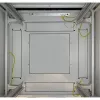 Samostatne stojaci sieťový rozvádzač EFB Elektronik PRO-2480GR.G1SV 24U, 1000 kg, IP20, sivý