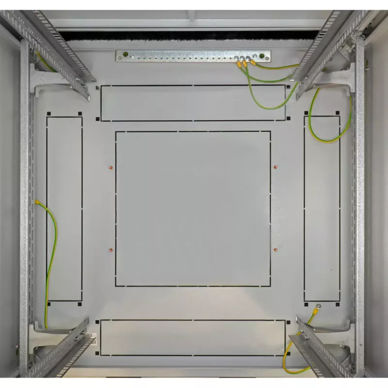 Samostatne stojaci sieťový rozvádzač EFB Elektronik PRO-2480GR.G1SV 24U, 1000 kg, IP20, sivý