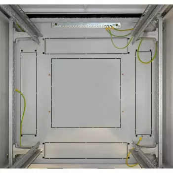 Rozvádzač do racku EFB Elektronik PRO-3380GR.G1SV 33U samostatne stojaci, IP20, max. zaťaženie 1360 kg, sivý