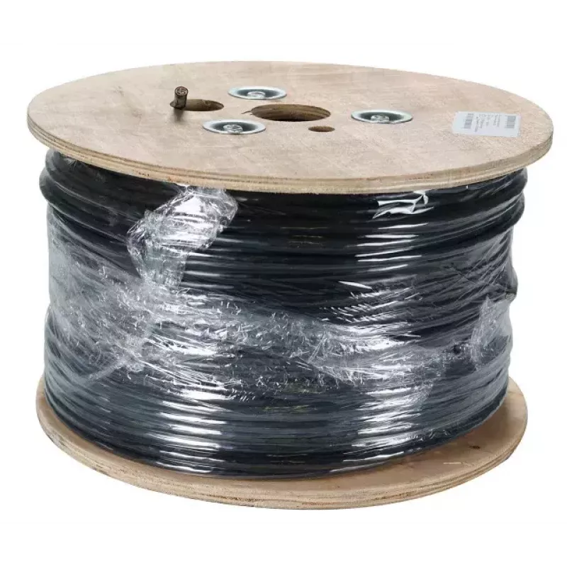 Sieťový kábel EFB Elektronik 99733.50-CPR Cat.7 S/FTP (S-STP) čierny 50 m