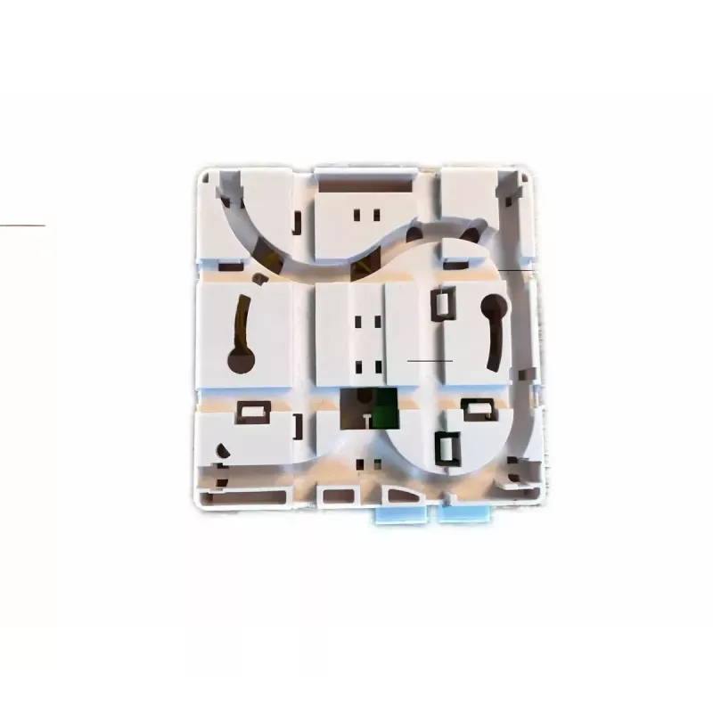 Sieťová prípojná krabica EFB Elektronik FTTH-BOX-IN-6, plastové puzdro, 80×80×28 mm, biela