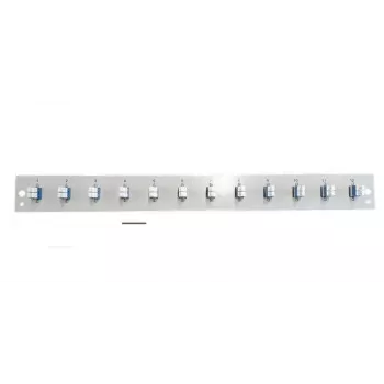 EFB Elektronik SB-FP-12SC-S-OM4 predný panel s 12 LC duplex spojkami OM4, sivý, 1U