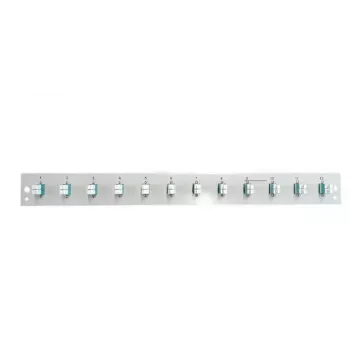EFB Elektronik SB-FP-12SC-S-OM4 predný panel s 12 LC duplex spojkami OM4, sivý, 1U