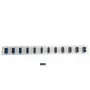 Patch panel príslušenstvo EFB Elektronik SB-FP-S-12SC-D-V-OS2 — 1U racková montáž, 12 SC optických portov, 432×13×43,5 mm