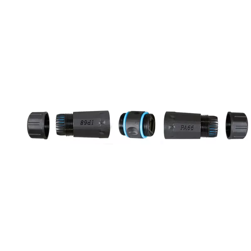 RJ45 Cat.6 IP68 adaptér EFB Elektronik model IP68DFKRJ45WP – vodotesný ethernetový konektor