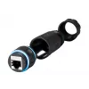 RJ45 Cat.6 IP68 adaptér EFB Elektronik model IP68DFKRJ45WP – vodotesný ethernetový konektor