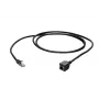 Sieťový kábel EFB Elektronik K5546SW.5 RJ-45 Cat6a 5 m čierny