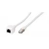 Sieťový kábel EFB Elektronik K5546WS.1 RJ-45 Cat6a 1 m biely