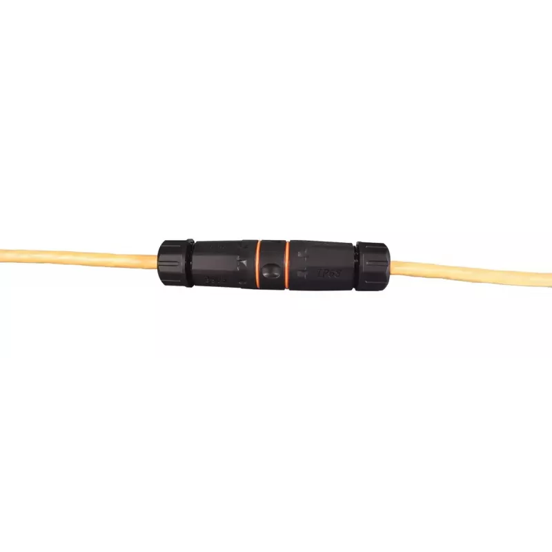 EFB Elektronik IP68DFKRJ456AWP káblový spoj 2x RJ-45 čierny