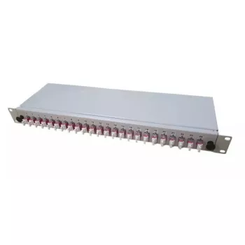 EFB Elektronik B65901.6OM4 Breakout box, 6x LC Duplex spojky OM4, čiastočne osadený, sivý