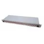 EFB Elektronik B65901.6OM4 Breakout box, 6x LC Duplex spojky OM4, čiastočne osadený, sivý
