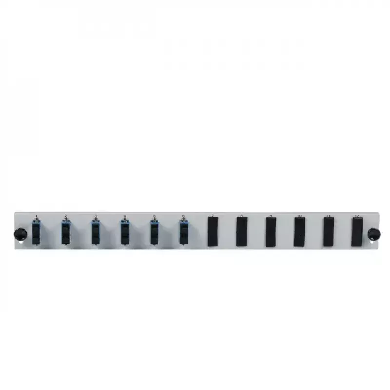 Patch panel príslušenstvo EFB Elektronik SB-FP-6SC-D-V-OM3, 1U racková montáž, 432×13×43,5 mm, sivý