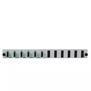 Patch panel príslušenstvo EFB Elektronik SB-FP-6SC-D-V-OM3, 1U racková montáž, 432×13×43,5 mm, sivá