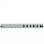 EFB Elektronik SB-FP-6SC-S-OM3 12-portový predný panel so 6 LC duplex spojkami OM3, sivý, 1U
