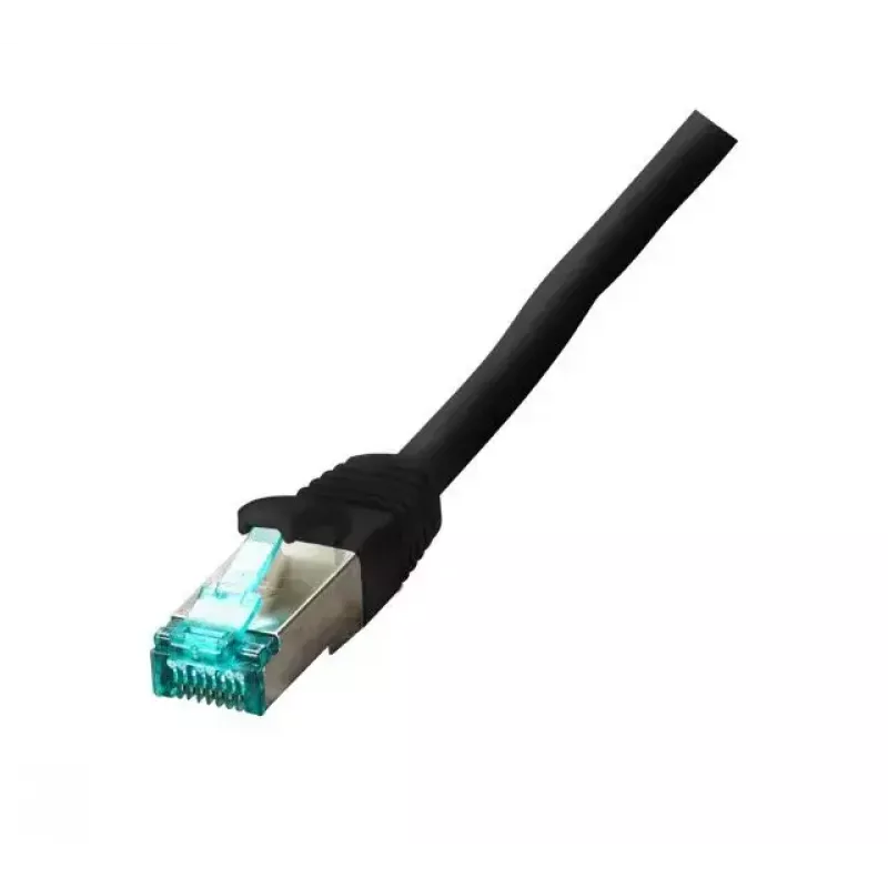 Sieťový kábel EFB Elektronik MK6001W.0,5B 0,5 m Cat6a S/FTP čierny