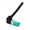 Sieťový kábel EFB Elektronik MK6001W.0,5B 0,5 m Cat6a S/FTP čierny