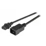 Napájací kábel EFB Elektronik EK531.3V2, 3 m, konektor samica C20 na konektor samica C13, 250 V, 10 A, čierny