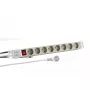 Rozbočovač napájania EFB Elektronik EK631DE.2GR — 2 m kábel, 8 CEE AC zásuviek, interiérový, sivý