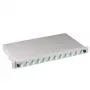 EFB Elektronik B71901L12OM3 Spojovacia škatuľa pre optické vlákna, LC 50/125 µm OM3, 12 pigtailov/6 spojok, 19 palcov, výsuvná