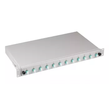 Patch panel EFB Elektronik BA71901L12OM3 1U LC OM3 sivý