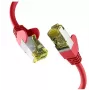 Sieťový kábel EFB Elektronik EC020200058 25m Cat6a S/FTP červený