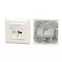 Rám zásuvky EFB Elektronik ET-25085V3 2 x RJ-45 biely