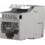 EFB Elektronik RJ45 Keystone Slimline/Shortbody Cat.6A, tienený, 29,2 mm, bez nástrojová montáž