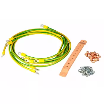 Uzemňovacie svorky EFB Elektronik K3930V2N zelená žltá meď oceľ