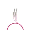 Optický kábel EFB Elektronik O8301S10OM4 4x SC OM4 10 m béžový čierny magenta