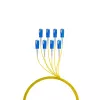 Optický kábel EFB Elektronik O8321S10OS2 8x SC OS2 10 m čierny modrý žltý