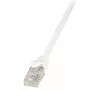 Sieťový kábel LogiLink 2m RJ-45 Cat6 U/UTP biely