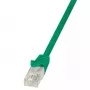 Sieťový kábel LogiLink 3m RJ-45 Cat6 U/UTP zelený