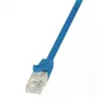 Sieťový kábel LogiLink 0,5m RJ45 Cat6 modrý
