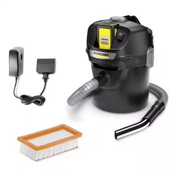 Karcher AD 2 Battery Set akumulátorový vysávač popola, vrátane batérie a nabíjačky