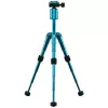 Tripod Mantona 21184 pre digitálne/filmové kamery 3 nohy modrý