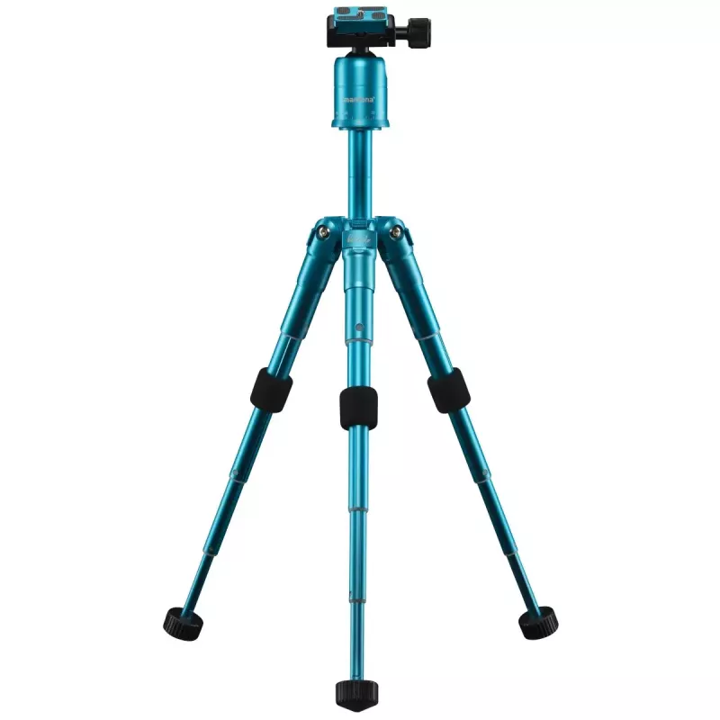Tripod Mantona 21184 pre digitálne/filmové kamery 3 nohy modrý