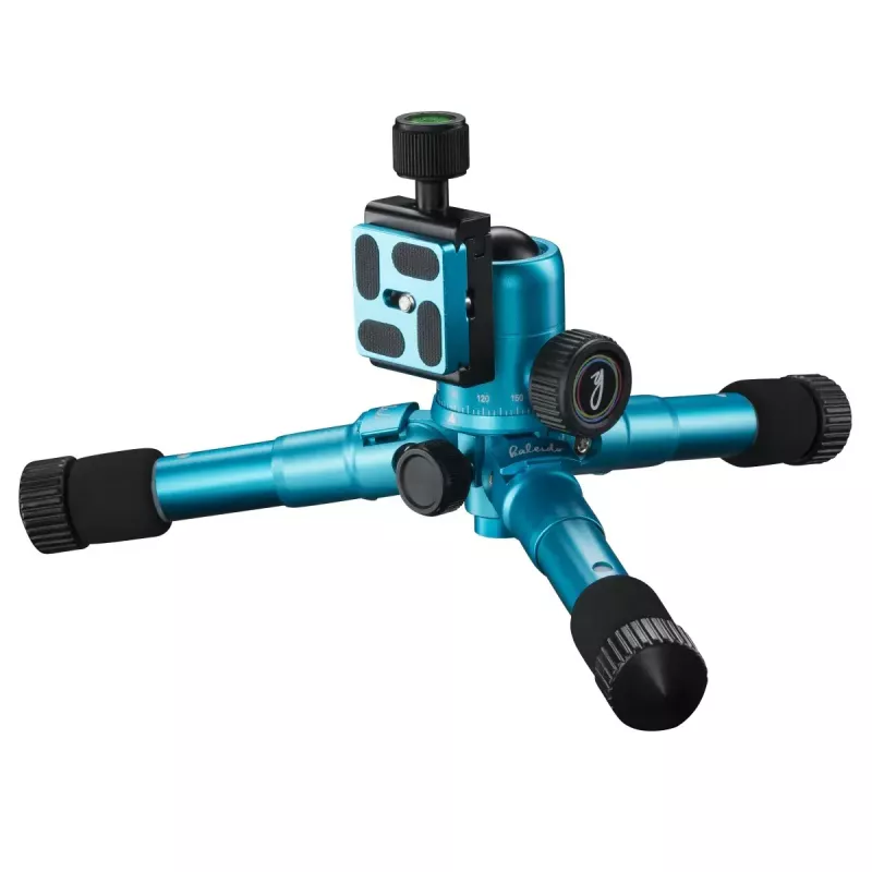 Tripod Mantona 21184 pre digitálne/filmové kamery 3 nohy modrý