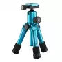 Tripod Mantona 21184 pre digitálne/filmové kamery 3 nohy modrý