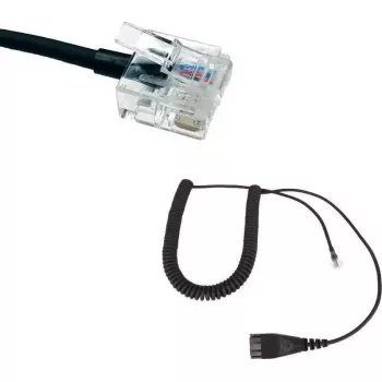 RJ kábel GEQUDIO kompatibilný s Unify OpenStage/OpenScape WA9404 – RJ kábel s konektormi pre telefónne headsety