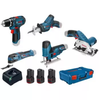 Bosch 0615A0017C 12V sada náradia s batériou, 5 dielov, s XL-Boxx