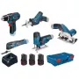 Bosch 0615A0017C 12V sada náradia s batériou, 5 dielov, s XL-Boxx
