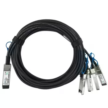 BlueOptics InfiniBand/optický kábel 1m QSFP28 4xSFP28 čierny