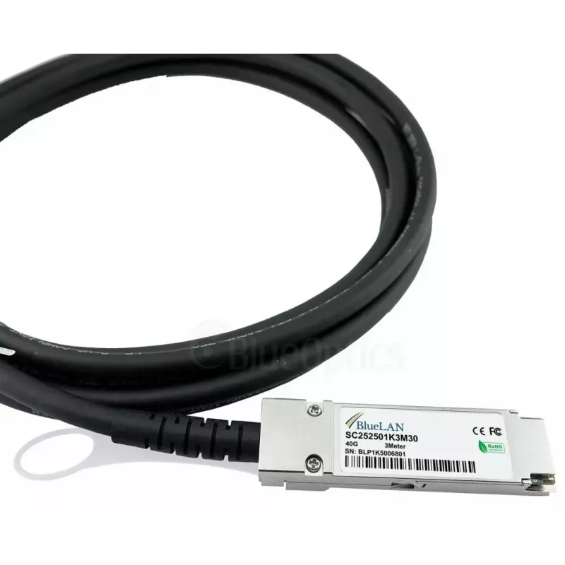 BlueOptics X66100-5-BL InfiniBand optický kábel 5 m QSFP