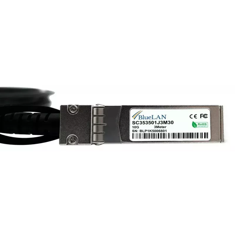 InfiniBand/sklenené vlákno kábel SFP+ BlueOptics UACC-DAC-SFP10-3M-BL 3 m