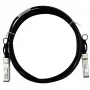 SFP+ kábel BlueOptics SFP-10G-CU5M-BL 5 m konektor samec-konektor samec čierny strieborný