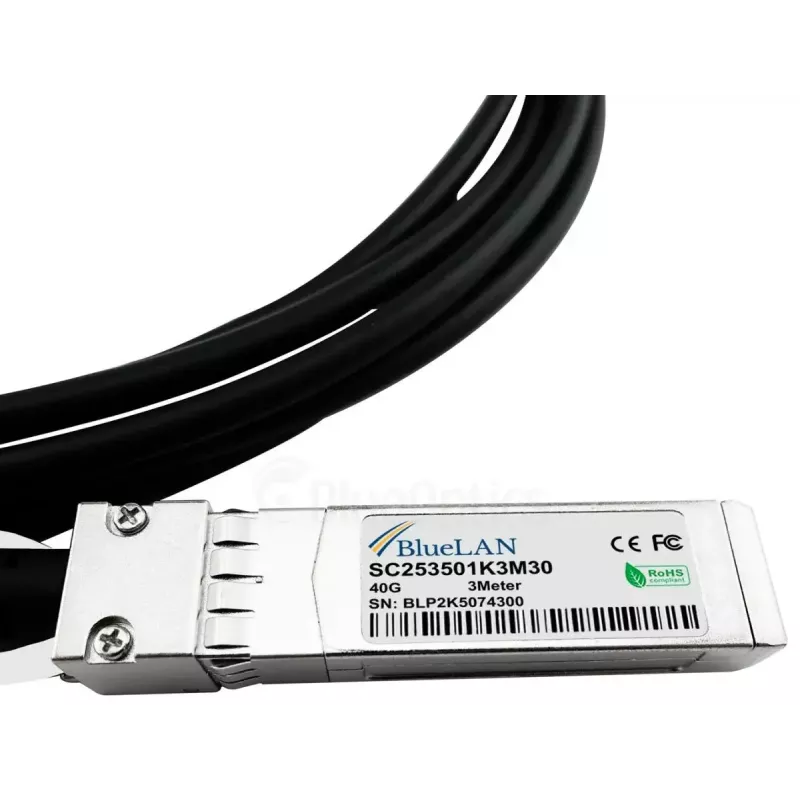BlueOptics Q+BC0003-S+-BL InfiniBand/optický kábel 3 m QSFP 4xSFP+