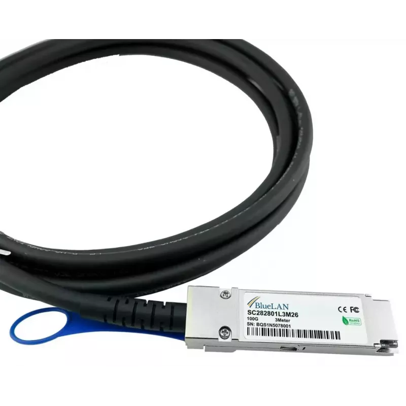 BlueOptics R9F77A-BL InfiniBand/optický kábel 1 m QSFP28 konektor samec/konektor samec