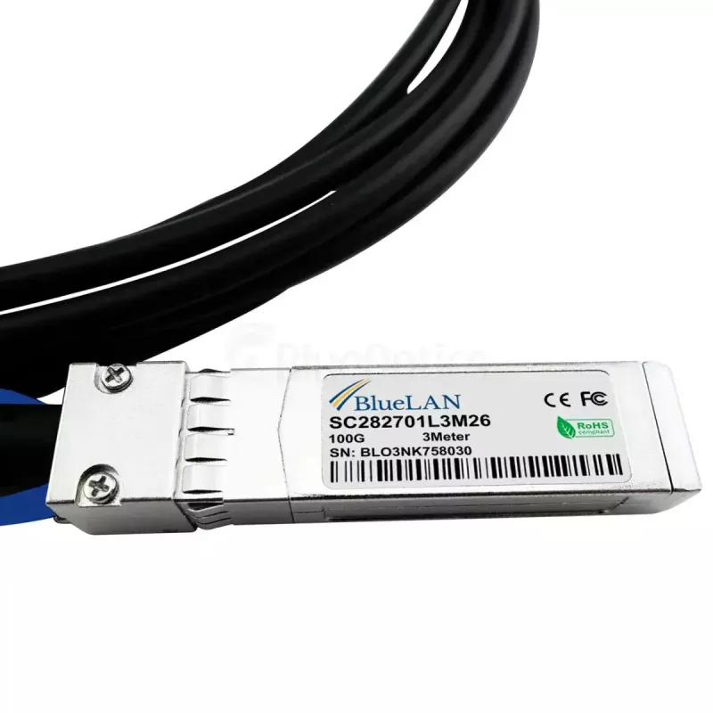Sieťový kábel BlueOptics 4Z57A85043-BL QSFP28 4x SFP28 InfiniBand 2 m čierny