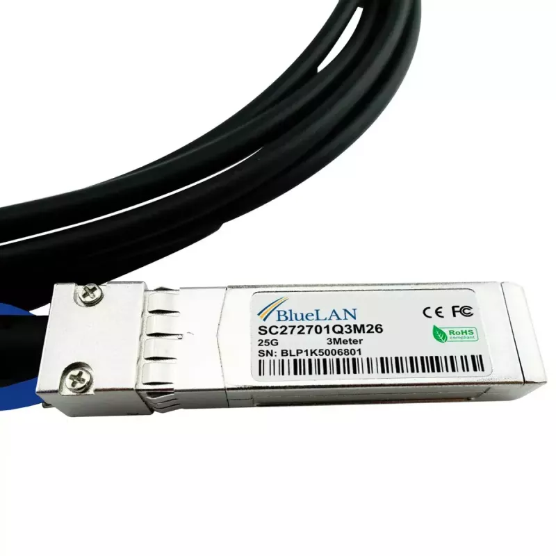 SFP28 DAC kábel BlueOptics SFP28-DAC-0.5M-BL 0,5 m SFP28 konektor
