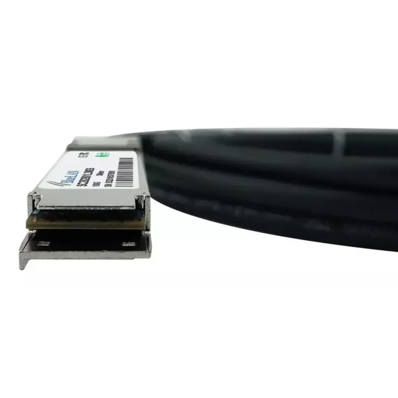 BlueOptics QSFP28 DAC kábel SFP-DAC100-2M-BL 100GBASE-CR4 2 m, čierny